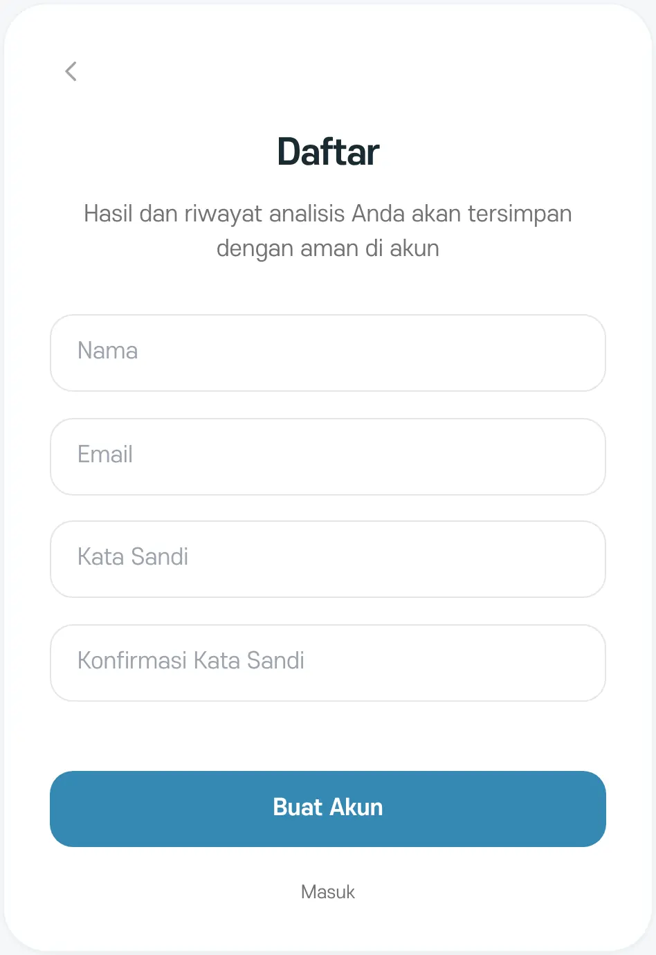 Layar Daftar
